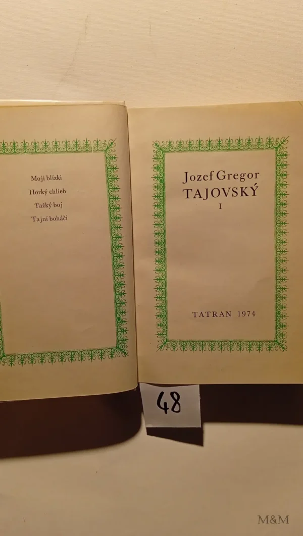 Joszef Gregor Tajovský 1