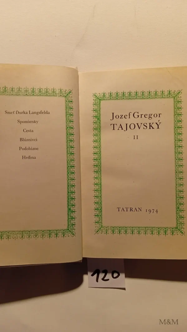 Jozef Gregor Tajovský II